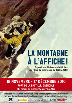 Exposition d'affiches de film de montagne